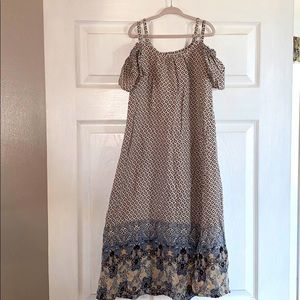 Max Girls Cold Shoulder Maxi Dress